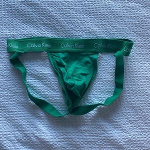 Calvin Klein - Green Jockstrap - Large 💦